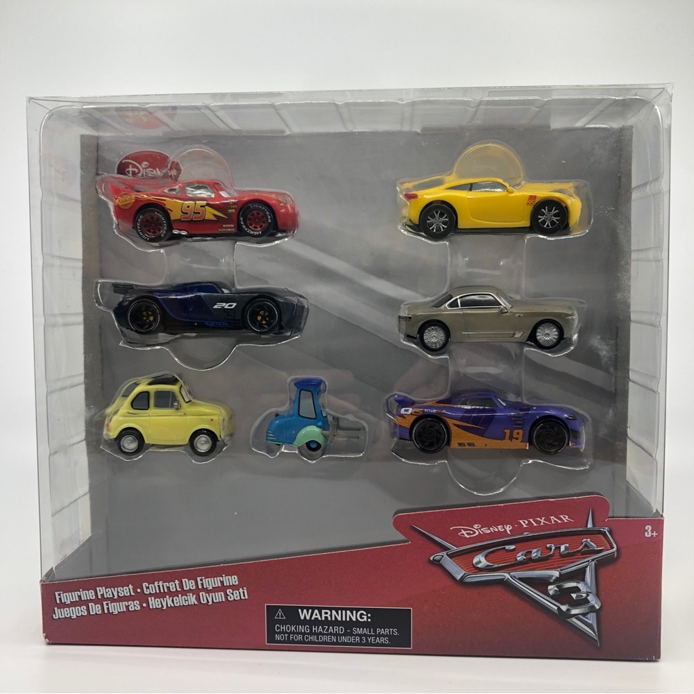 Disney Collection Cars 7 pc Figurine Playset